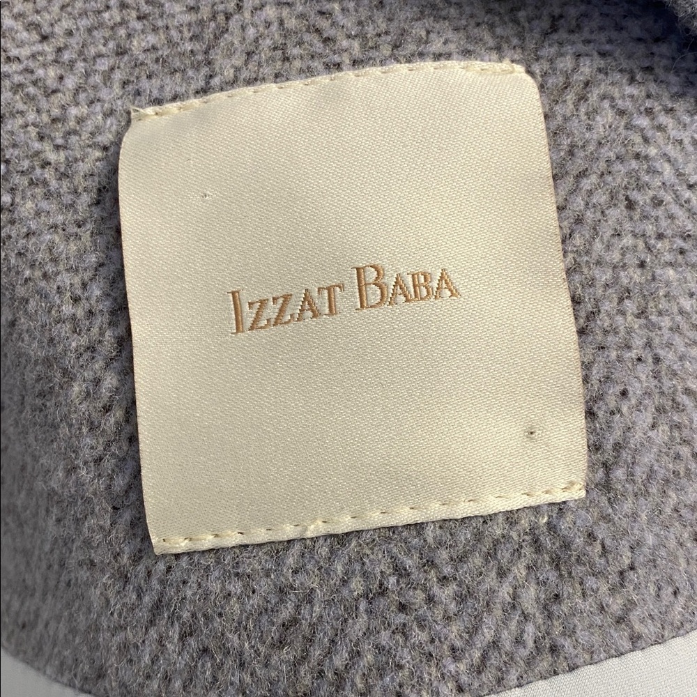 Izzat Baba Elegant Women's Gray Lightweight Coat Pit 21 L23 - Picture 14 of 15